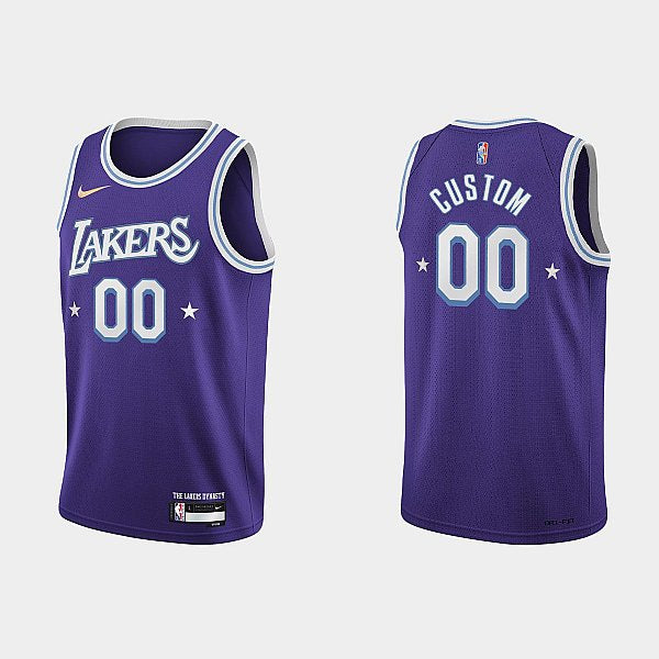 Custom City Edition Lakers Jersey